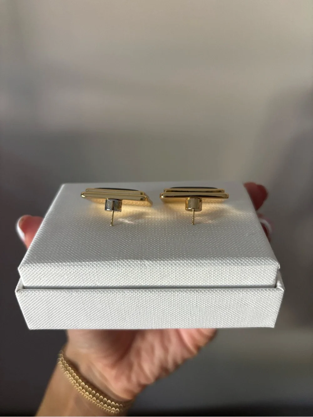 Heaven Mayhem Archer Rectangle Earrings
